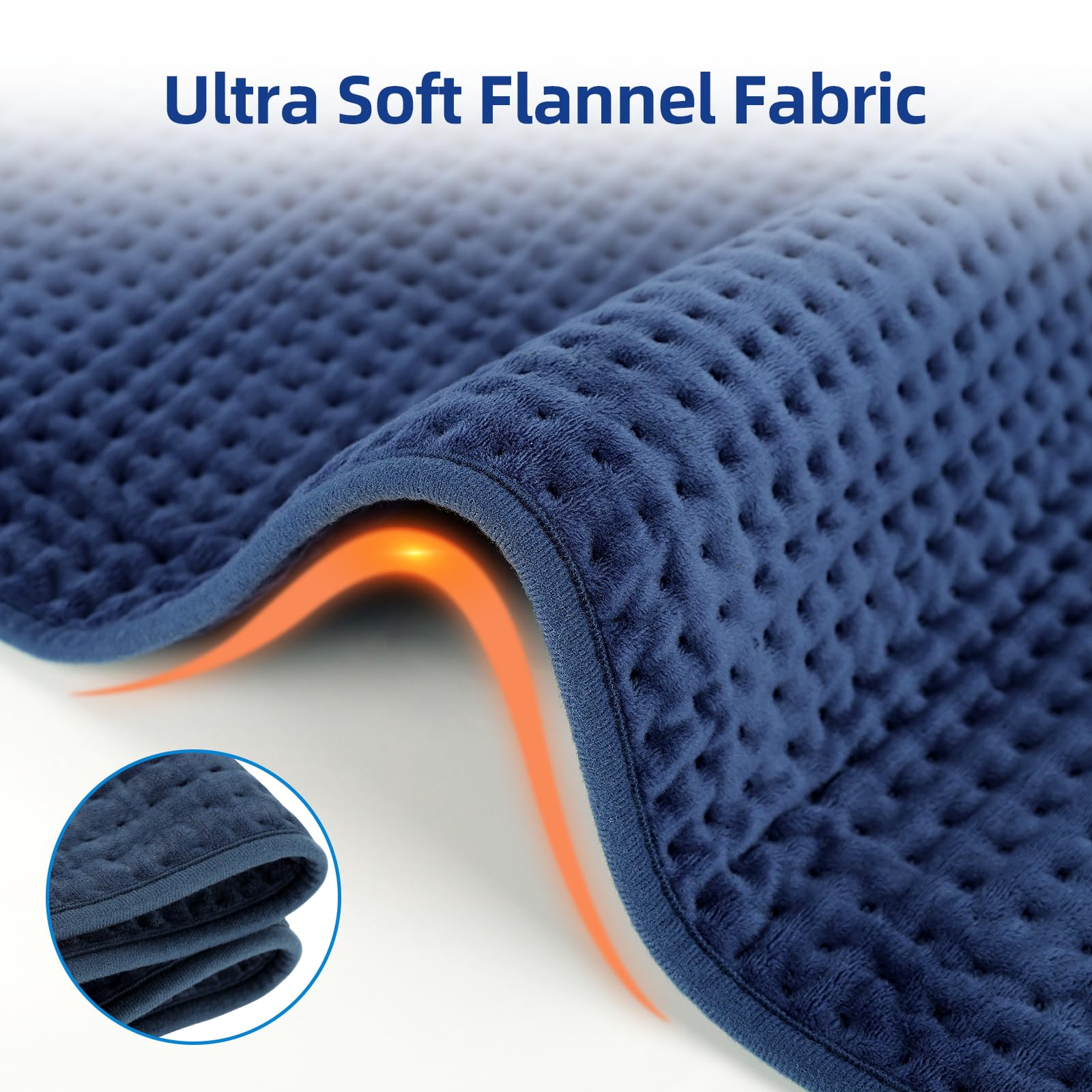 Comfytemp-tissu-flanelle-ultra-doux procure chaleur douce et réconfort.