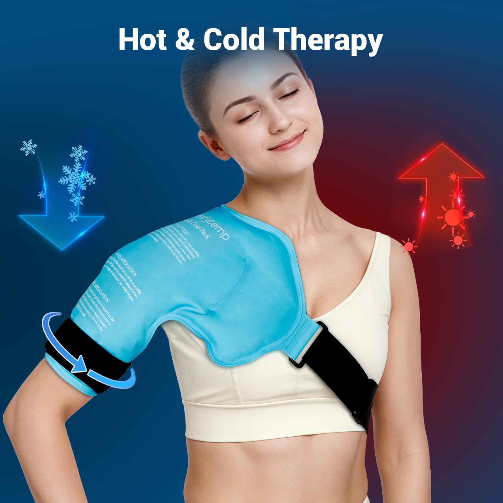 Comfytemp utilisable droit-gauche epaule: usage polyvalent et universel.