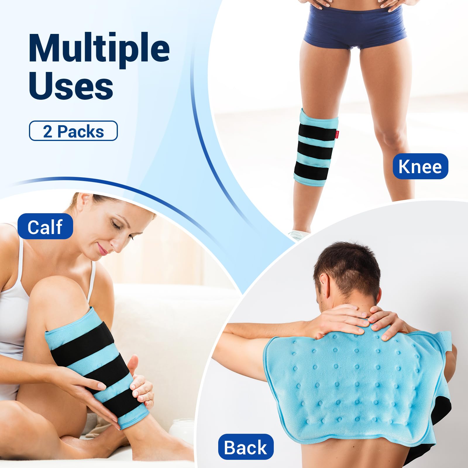 Utilisation froid et chaud avec maintien sécurisant et pratique.