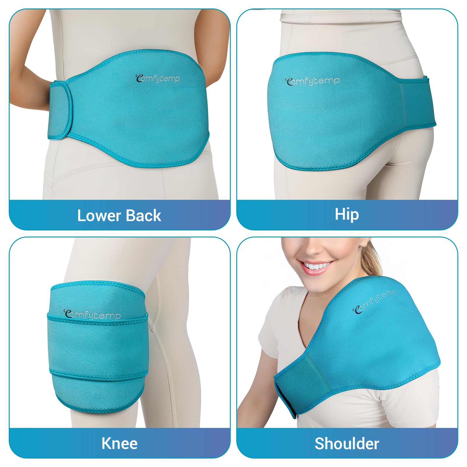 Utilisation post-chirurgie avec le dos Comfytemp en douceur.