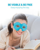 Utilisation quotidienne avec le masque Comfytemp pour le repos des yeux après écran.