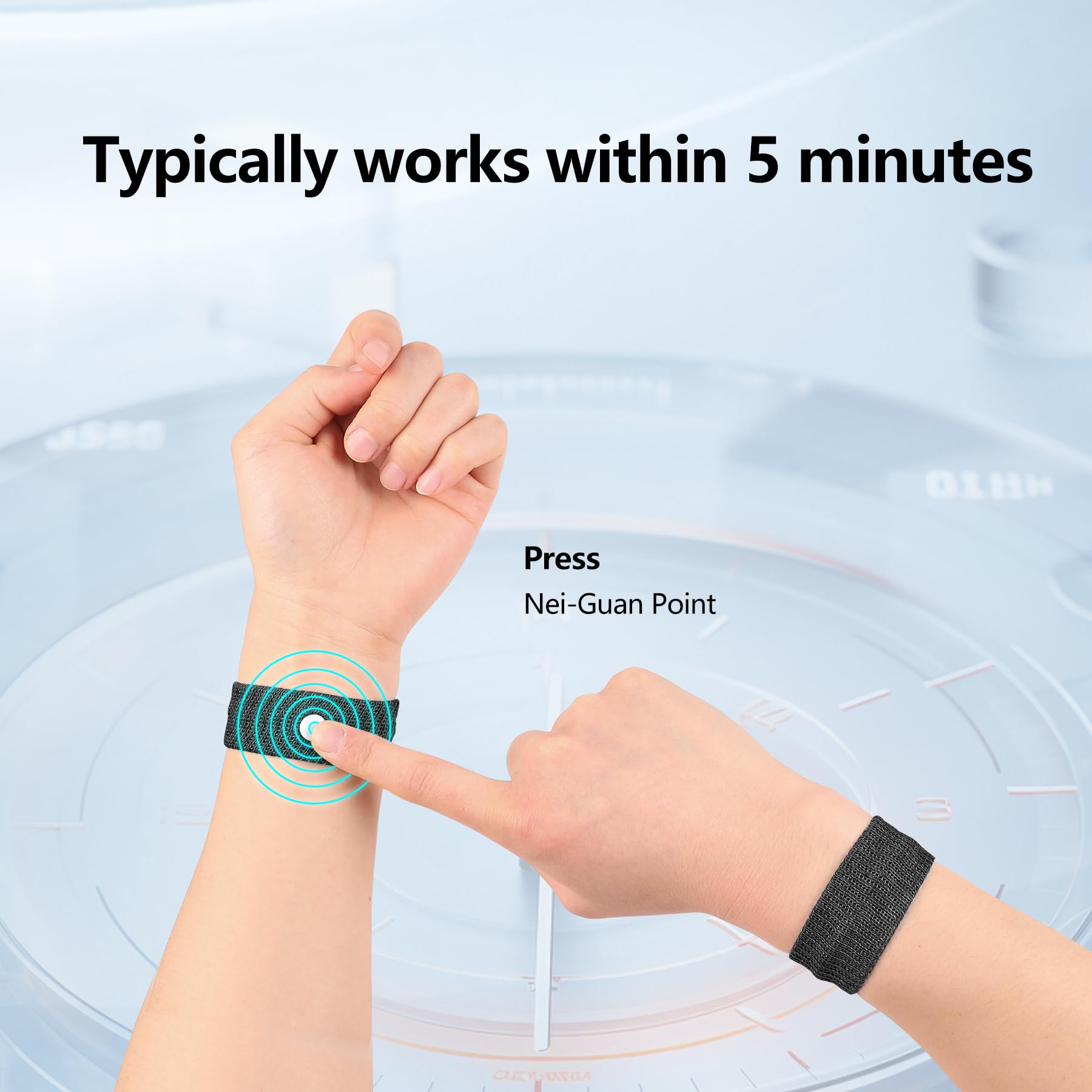 Modalité taille unique du bracelet COMFYTHERA avec élastique flexible