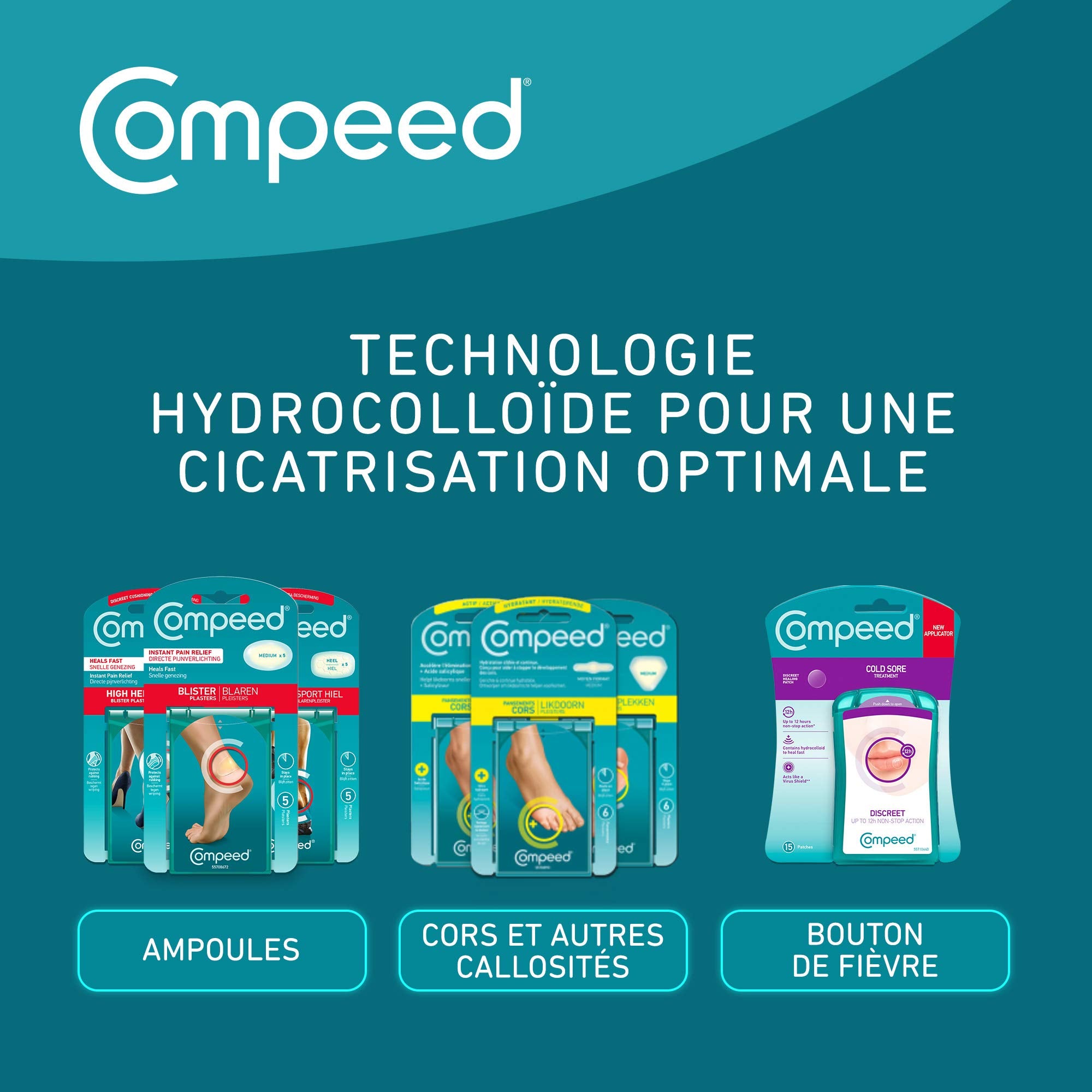 Compeed confort et protection – réconfort lors de la marche.
