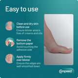 Étui portable Compeed facilite les soins rapides en déplacement.