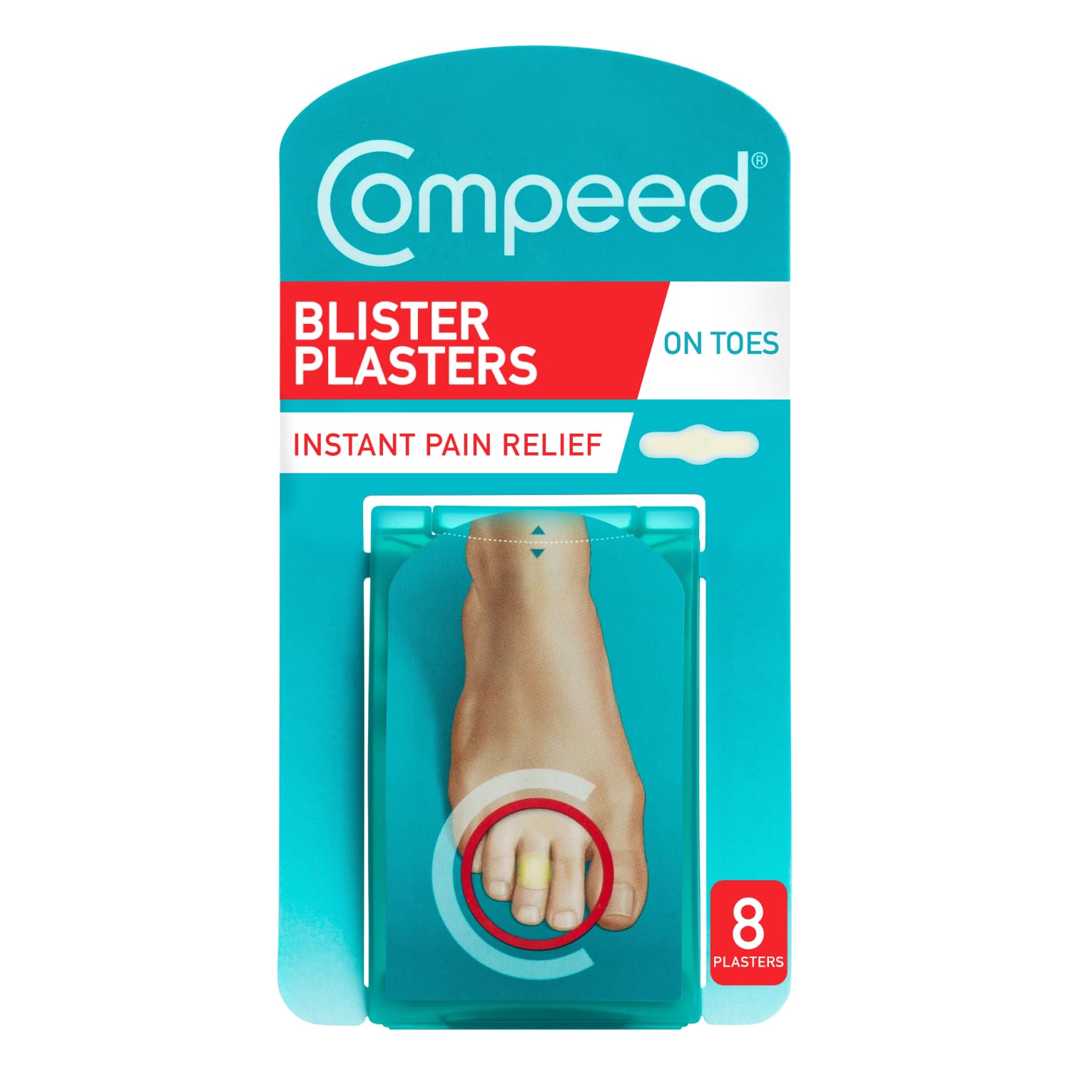 Pansement Compeed pour orteil, protection rapide et soulagement durable.