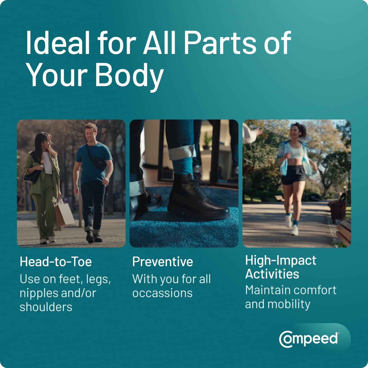 Idéal pour chaussures ouvertes: usage discret et efficace.