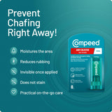 Compeed antiampoules est invisible après application sur la peau.