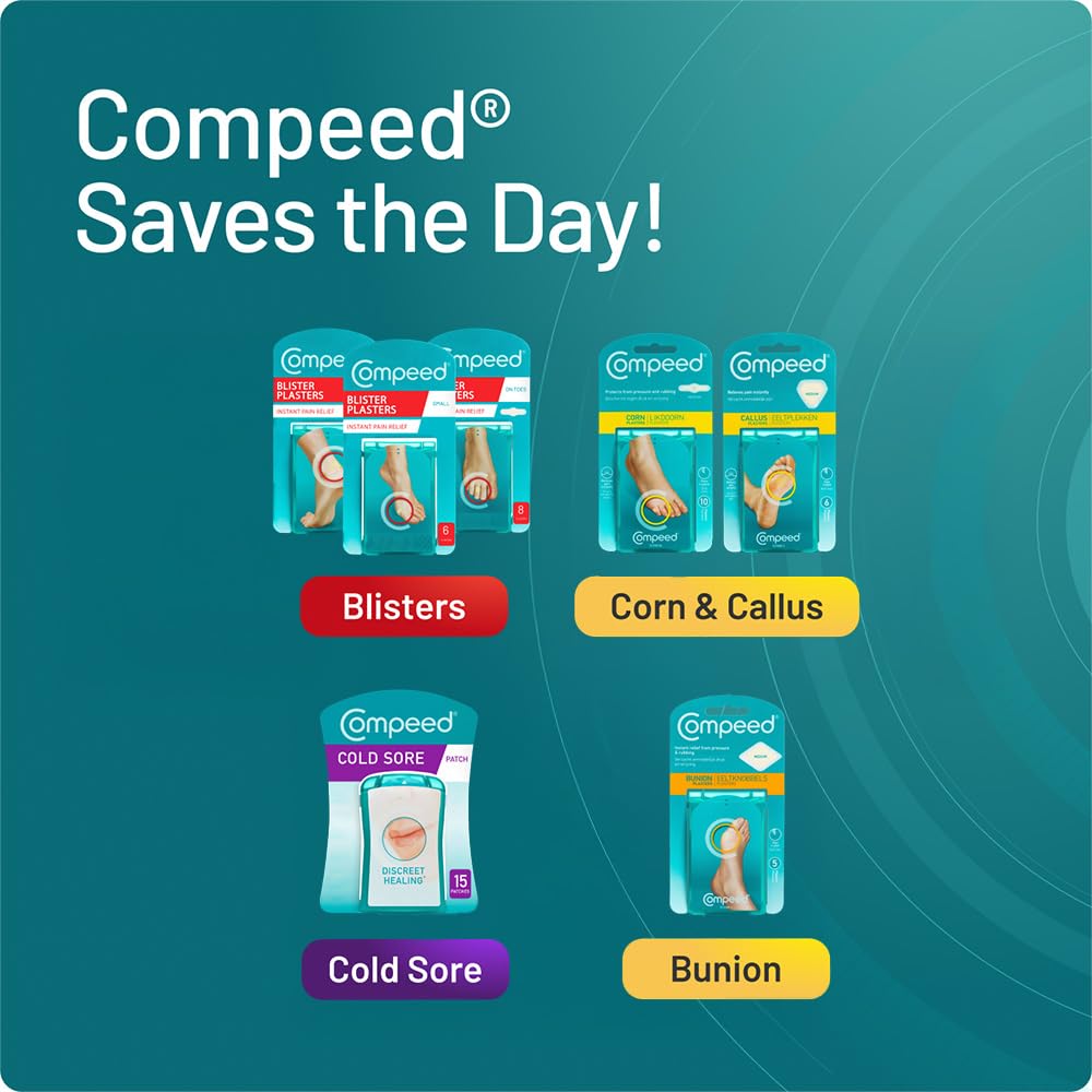 Utilisation quotidienne Compeed protège et prend soin des pieds.