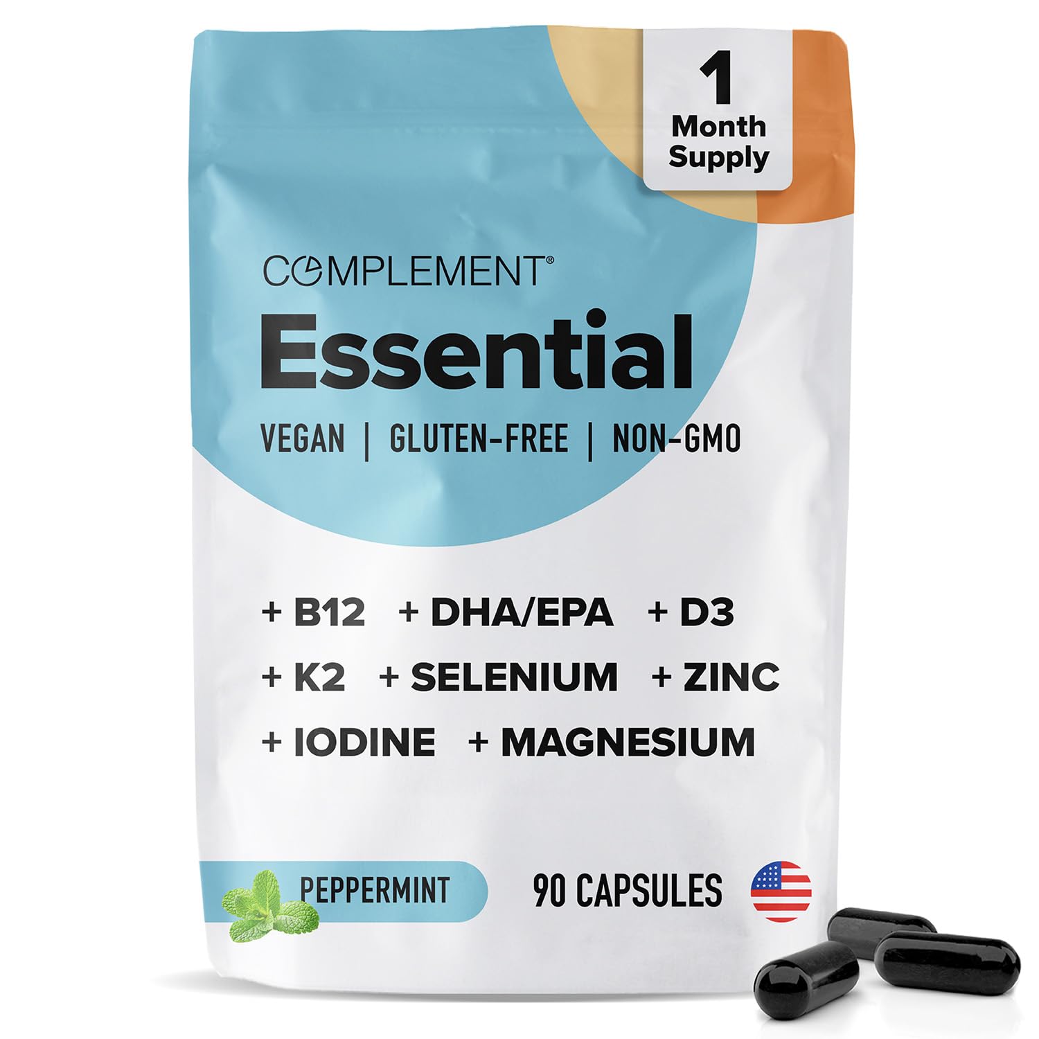 Complement Multivitamine vegan en bouteille, énergie quotidienne et équilibre.