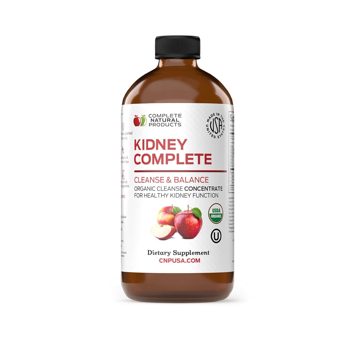 Complete Natural Kidney Complete, bouteille principale, routine quotidienne possible grâce à la praticité.