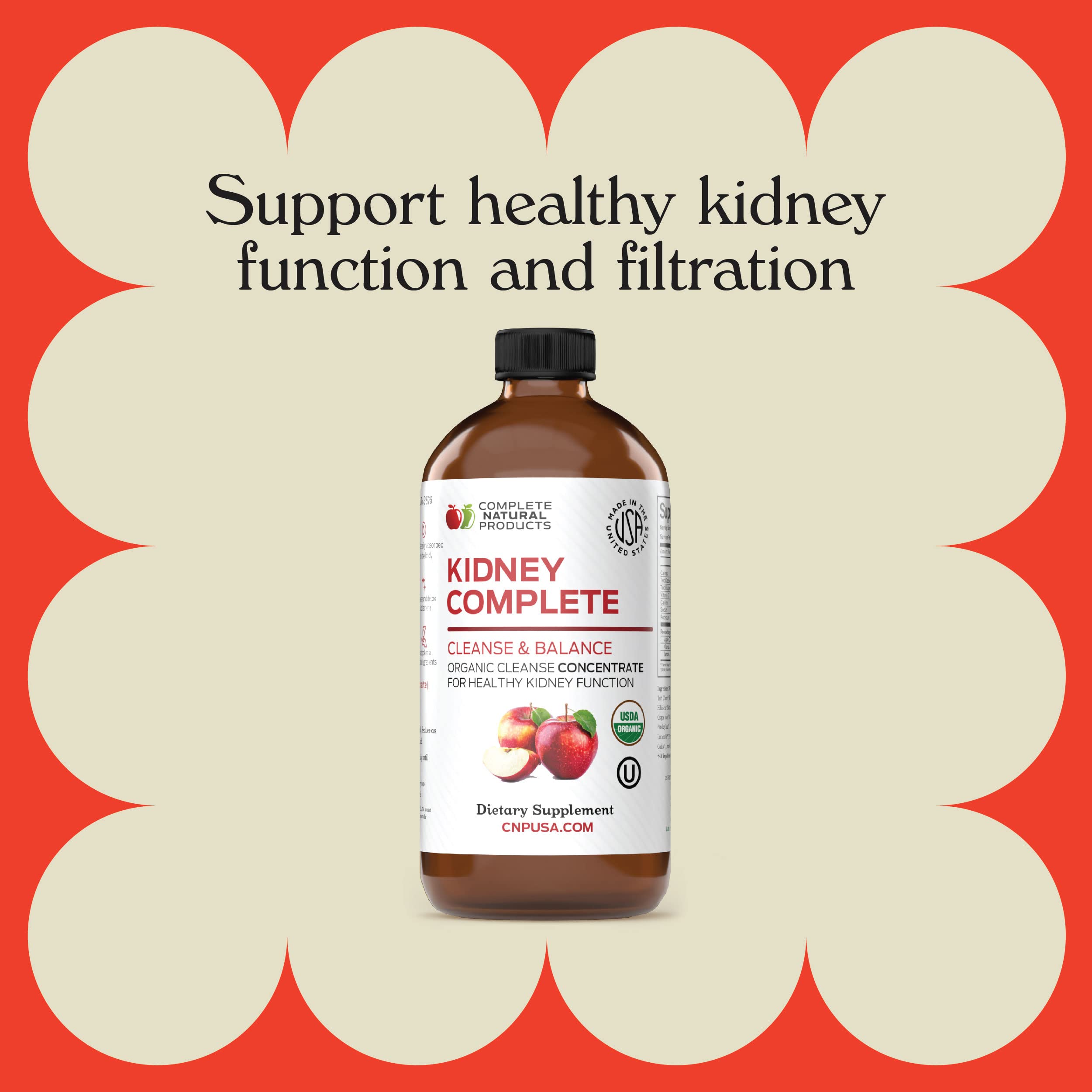 Complete Natural Kidney Complete, gout citron, agréable à boire dilué dans l'eau.