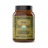 Complete Natural Products algue islandaise en bouteille de capsules 600mg, source d’iode potentielle pour le métabolisme.