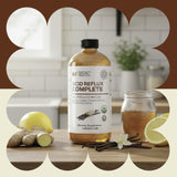 Complete Natural Products aloe-gingembre-ail-vanille liquide – Mélange naturel pour équilibre digestif.