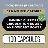 Bouteille ail bio Complete Natural Products fabriqué aux États-Unis.