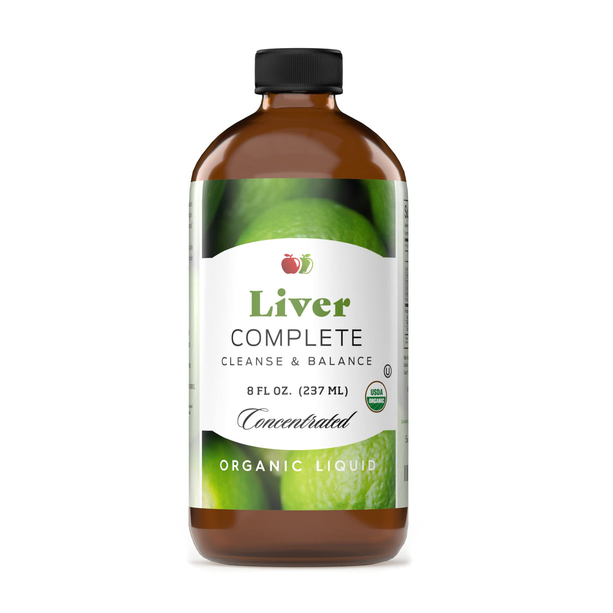 Liver Complete par Complete Natural Products: bouteille montrant le concentré liquide pour le foie.