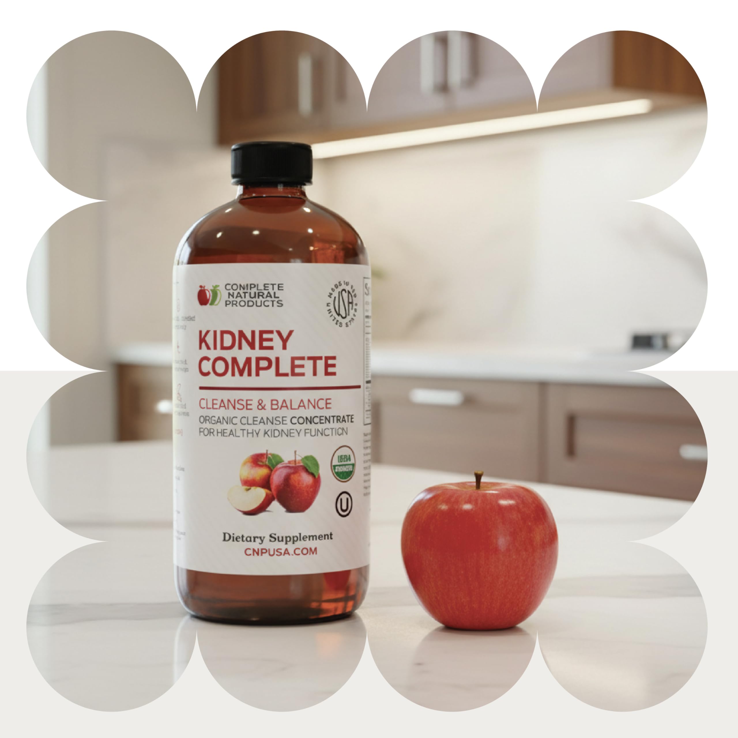 Complete Natural Products Kidney Complete: extrait de chanca piedra inclus dans la bouteille.