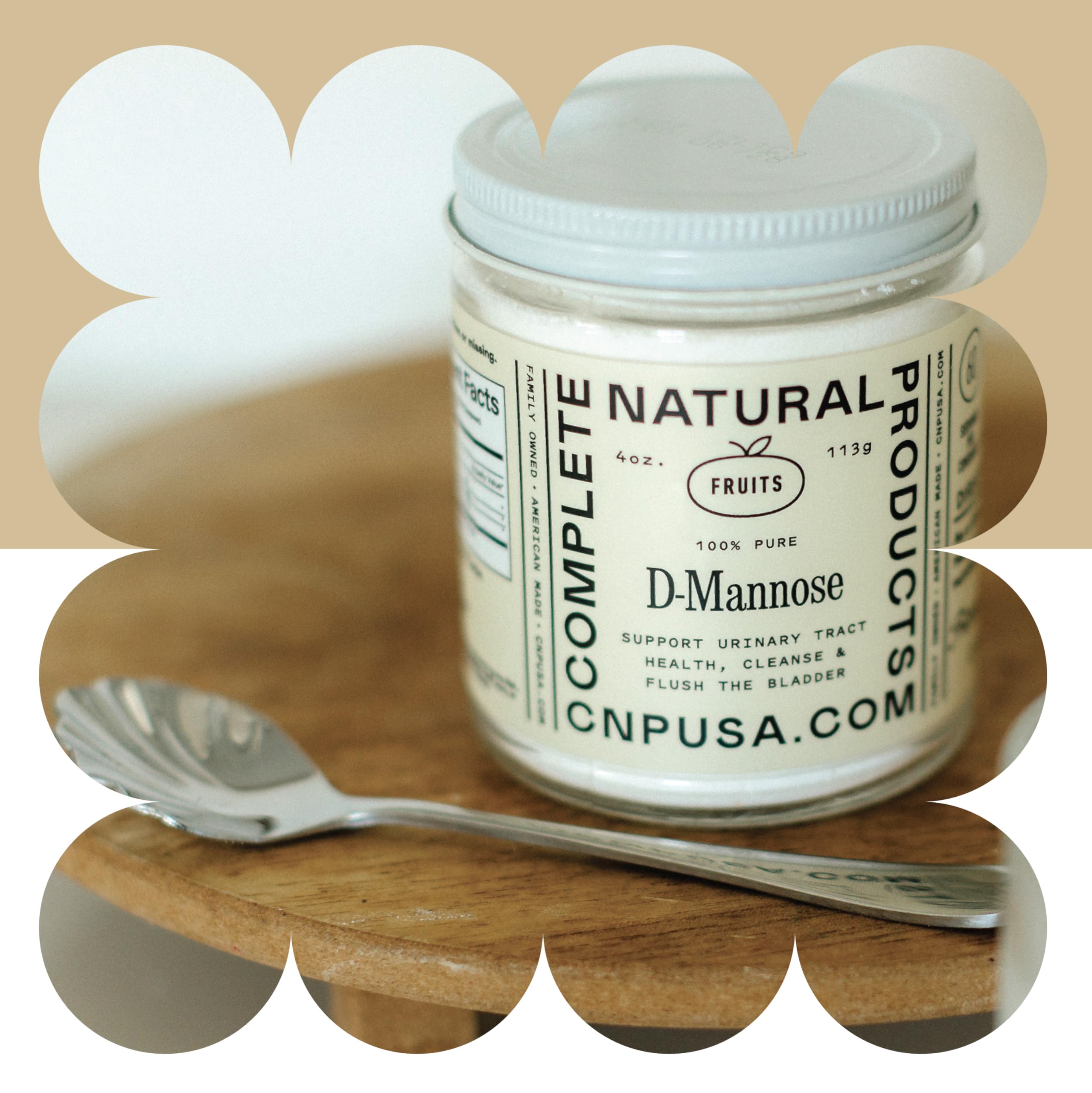 Complete Natural Products D Mannose, texture fine offrant une absorption rapide.