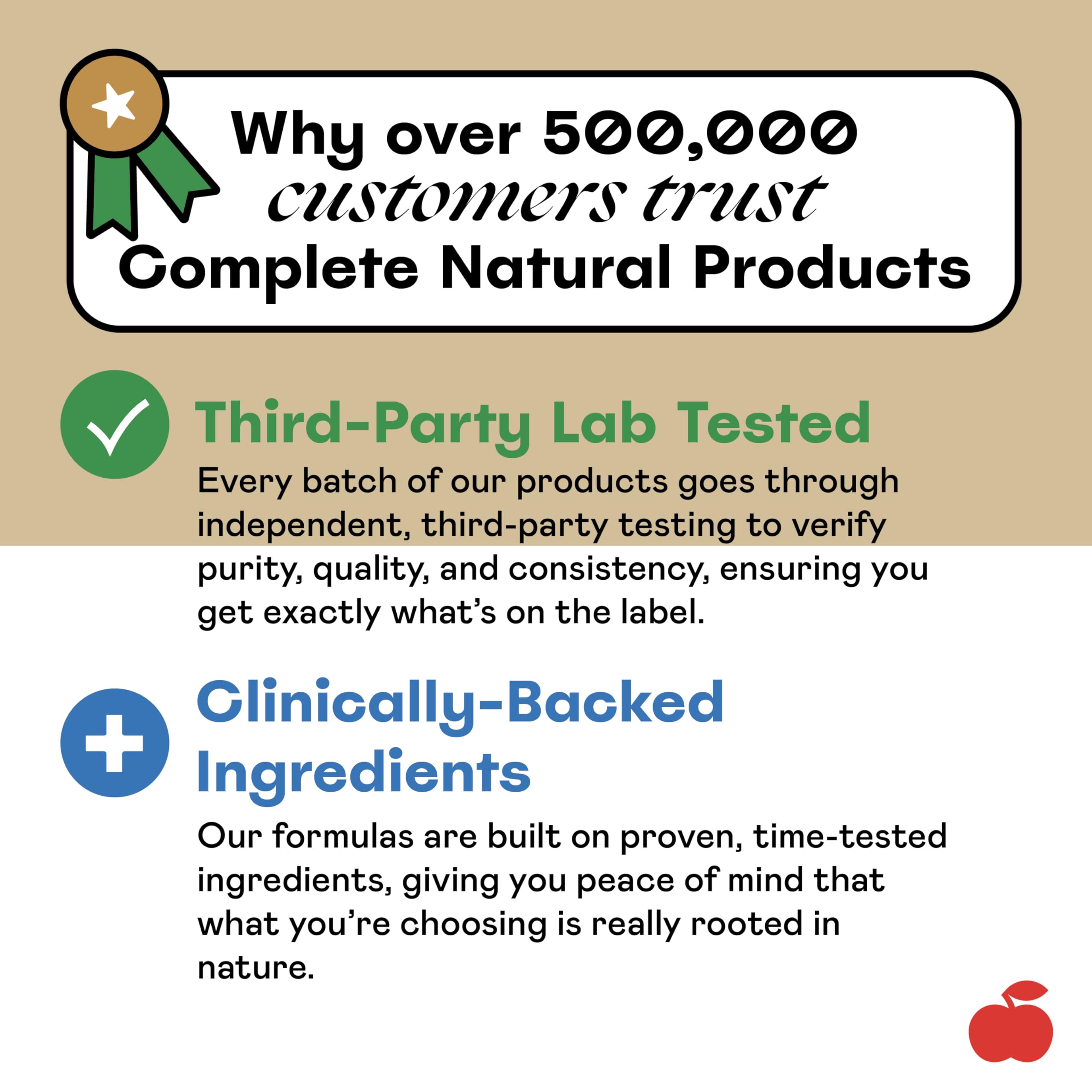 Complete Natural Products D Mannose, fabriqué aux États‑Unis pour traçabilité et qualité.