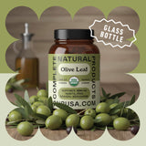 Complete Natural Products – dose quotidienne d'extrait d'olivier dans des capsules véganes.