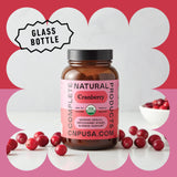 Étiquette Complete Natural Products fabriqué aux États-Unis, assurance qualité.