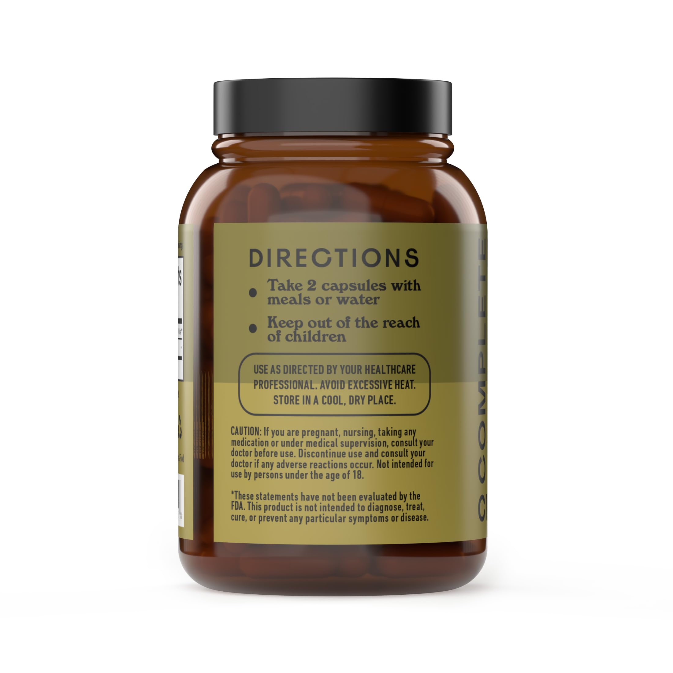 Complete Natural Products gélules algue crue, utilisation possible pour soutenir la thyroïde.