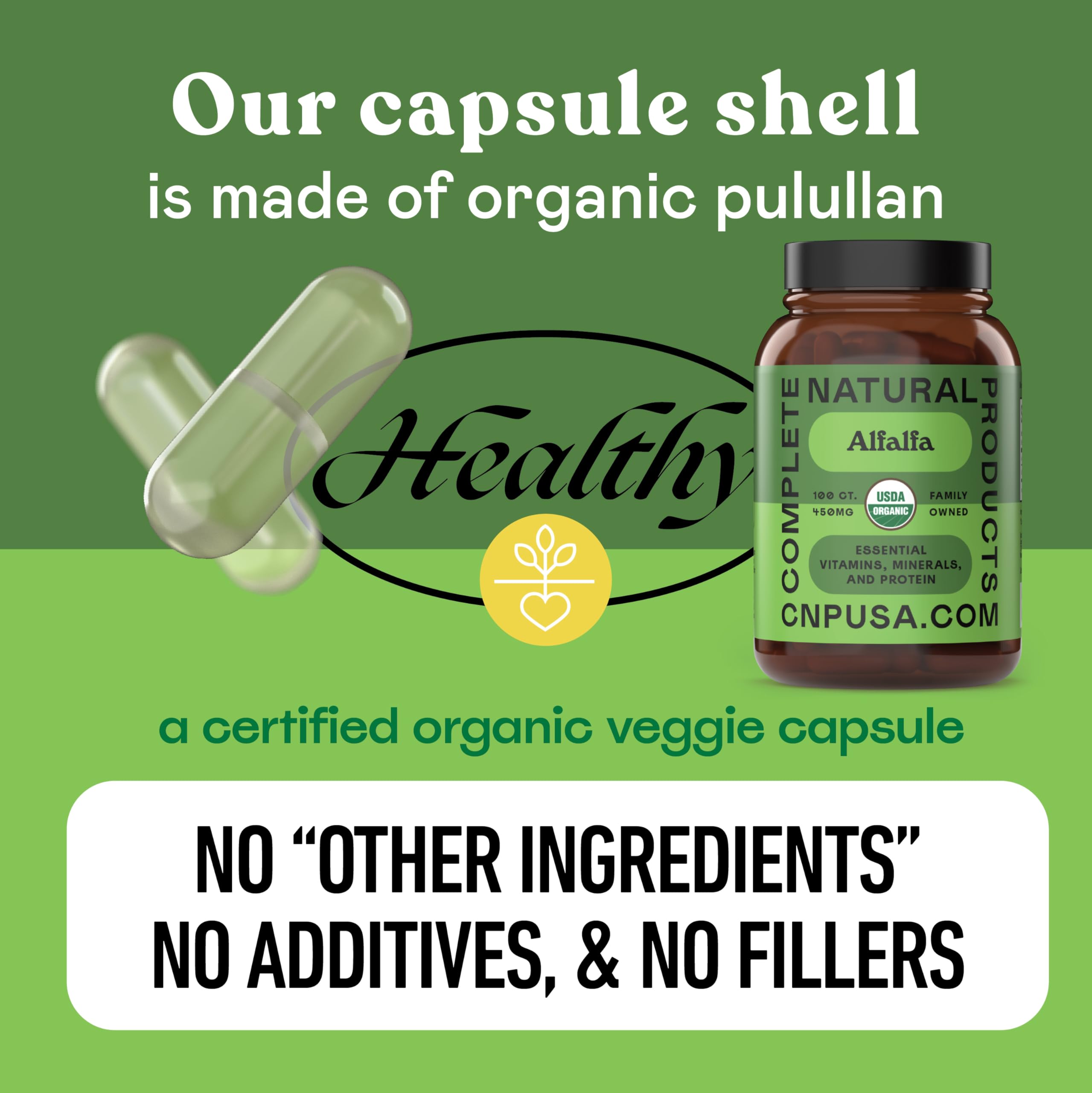 Complete Natural Products Gelules sans additifs – gélules végétales sans additifs.