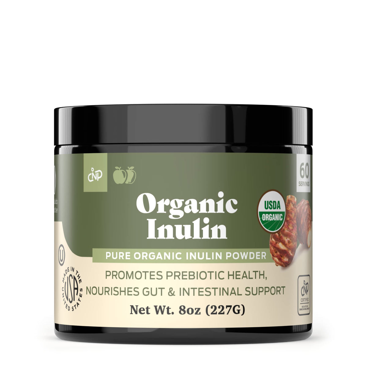 Complete Natural Products Inuline bio poudre — emballage pratique pour dosage quotidien