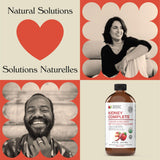 Étiquette Kidney Complete affiche ingrédients naturels et certifications biologiques.