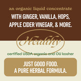 Complete Natural Products remède Amish – Soin traditionnel présenté en liquide digestif.