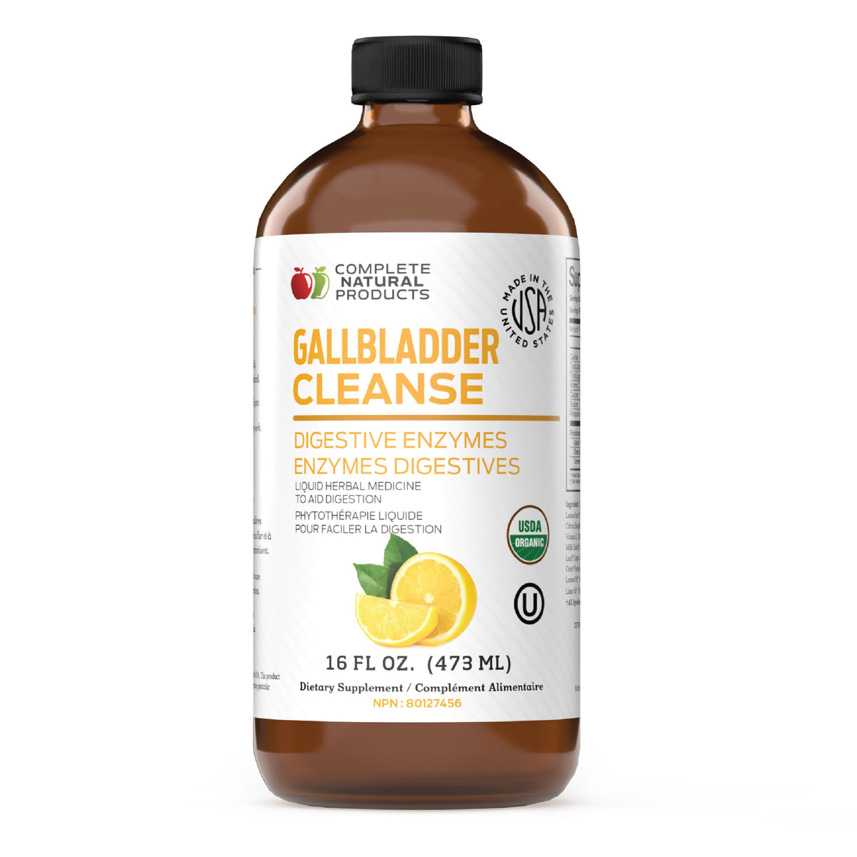 Complete Natural Products soutient vesicule biliaire avec formulation liquide pour absorption rapide.