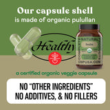 Sans additifs: Complete Natural Products Inuline Capsules 520mg, pureté et simplicité