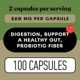 Ajout dans smoothie: Complete Natural Products Inuline Capsule 520mg, fibre pratique