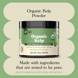 Complete Natural Products Étiquette claire indiquant OU Kosher et absence d’additifs.