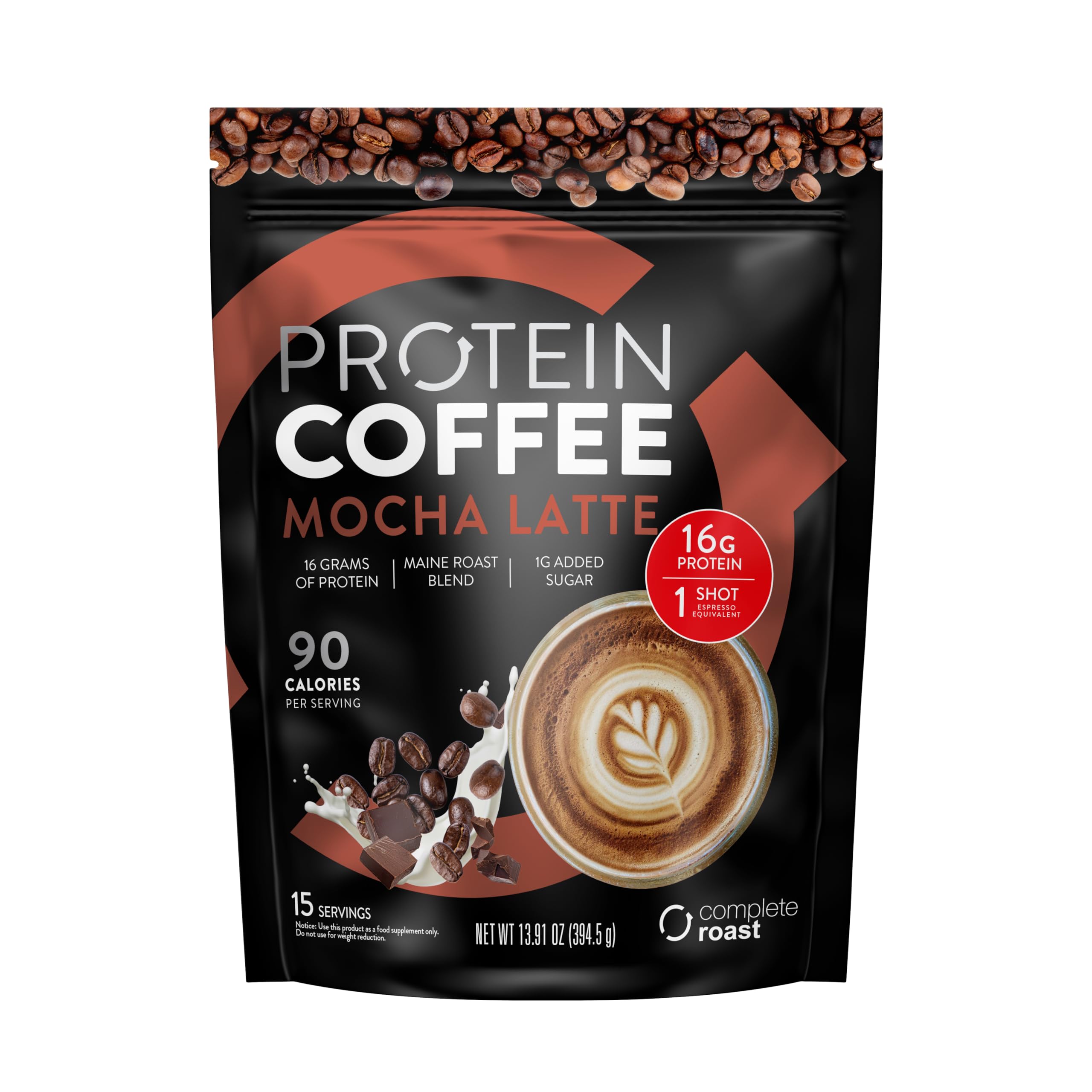 Complete Nutrition Complete Roast Mocha Latte arôme Arabica – énergie potentielle et plaisir caféiné