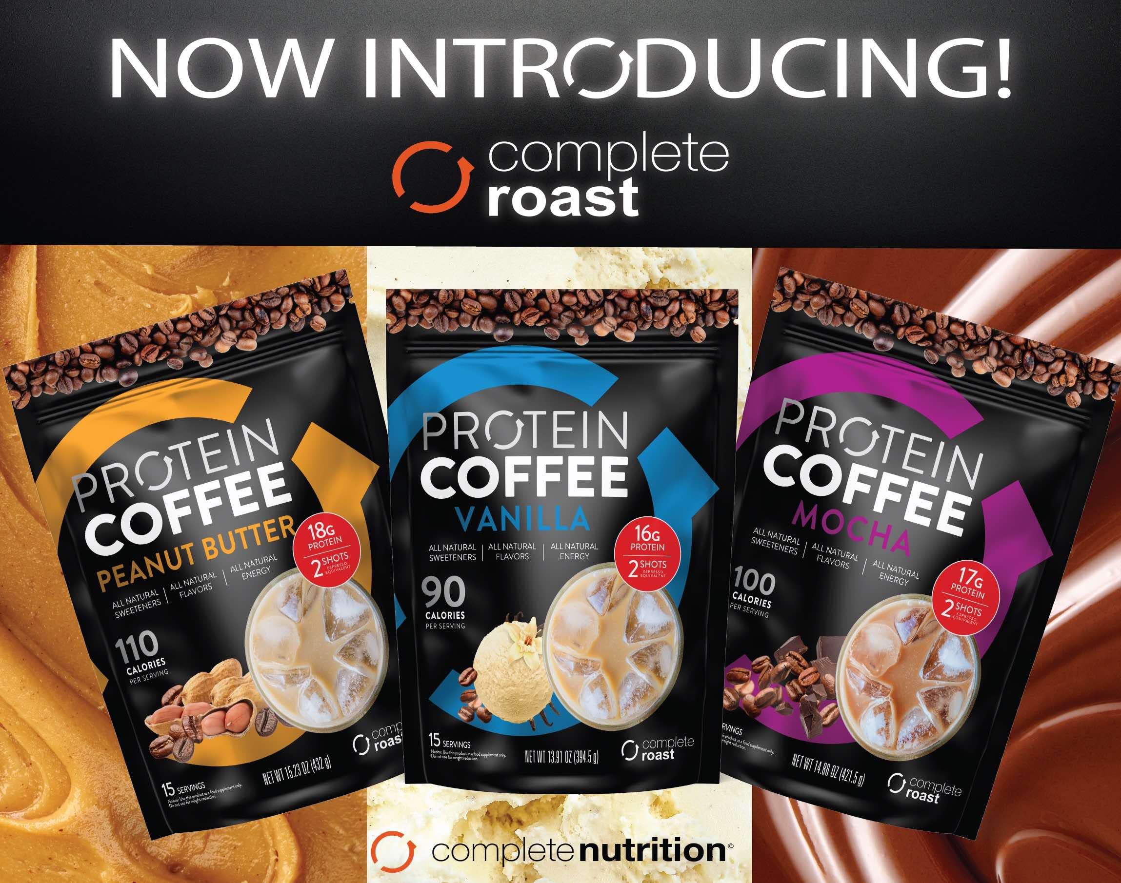 Complete Nutrition Complete Roast Mocha Latte emballage pratique – portions faciles à emporter