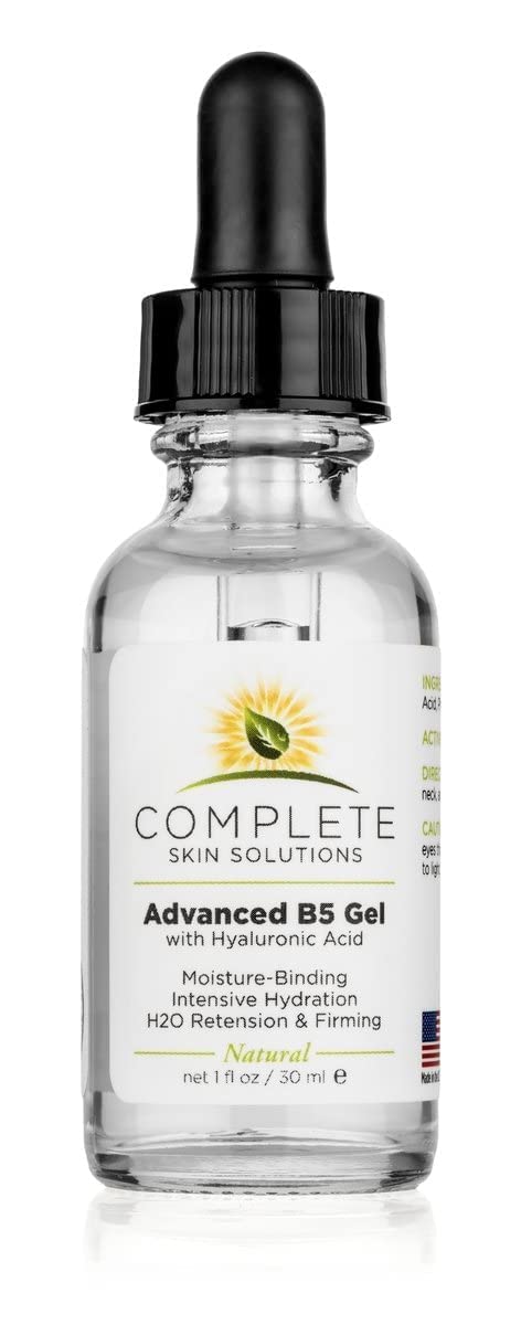 Gouttes du sérum B5 Avancé COMPLETE SKIN SOLUTIONS pour application précise.