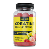 EmballageCON-CRET Gummies Creatine HCl Berry Zing, pratique et prêt à emporter.