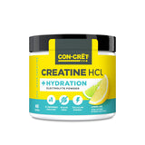 CON-CRET Créatine HCl + Hydration en boîte, hydratation pratique pendant l'effort.