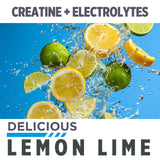 Goût citron-lime CON-CRET, hydratation rafraîchissante sans sucre.