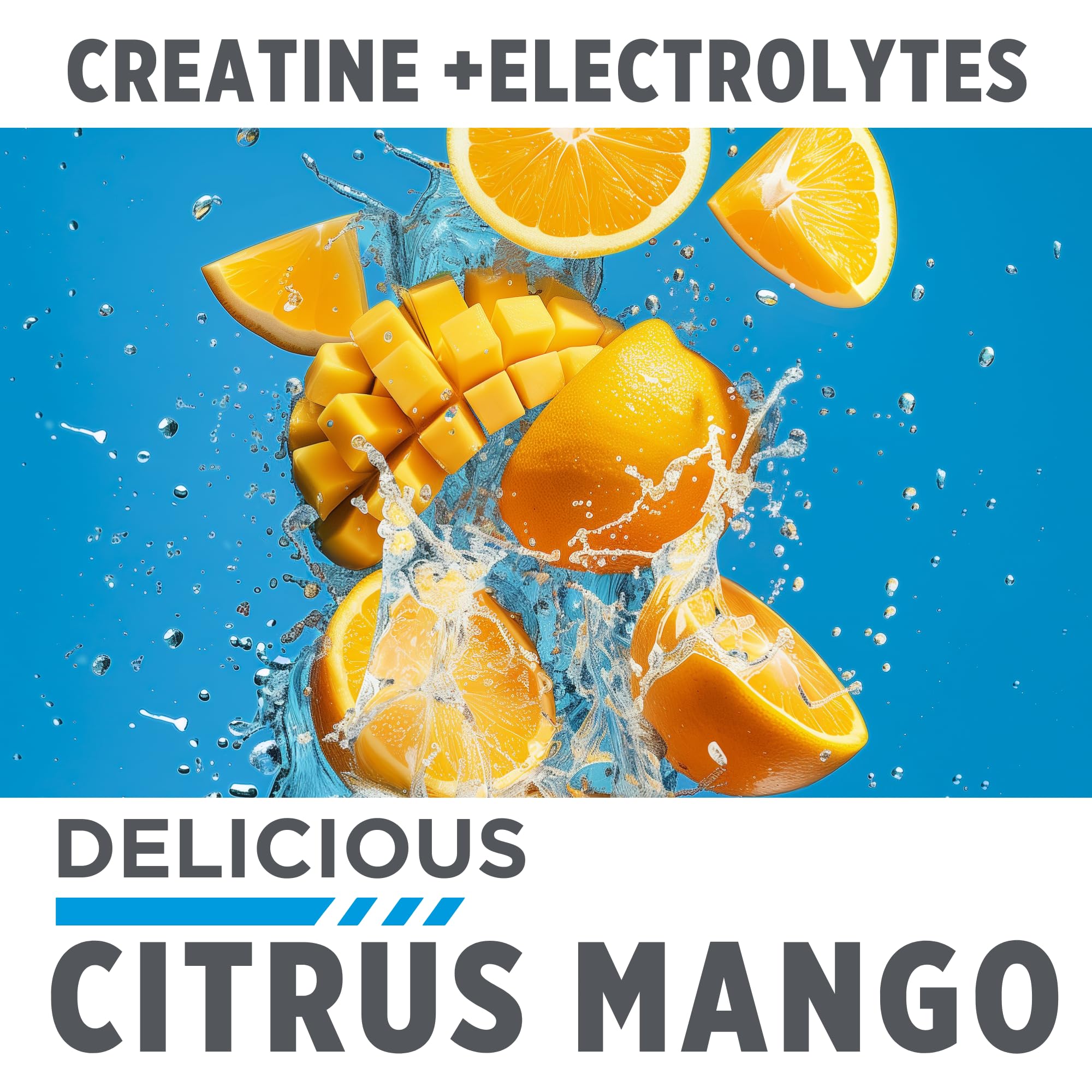CON-CRET Creatine HCl + Hydration, électrolytes et minéraux essentiels inclus