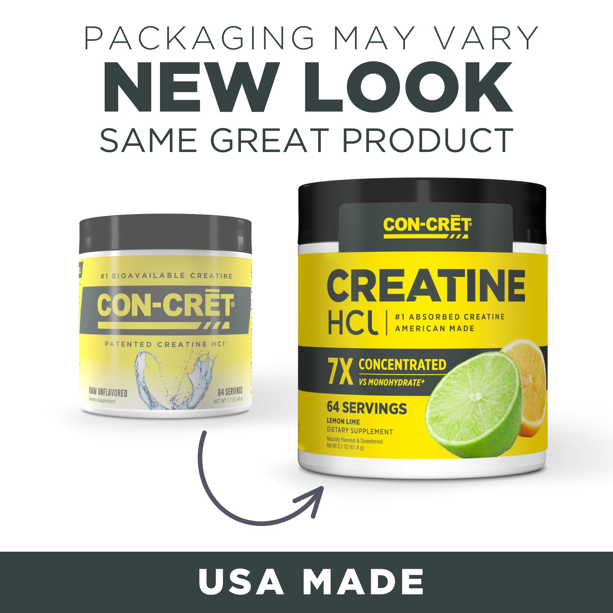 CON-CRET Creatine HCl Poudre — formulation sans ballonnements