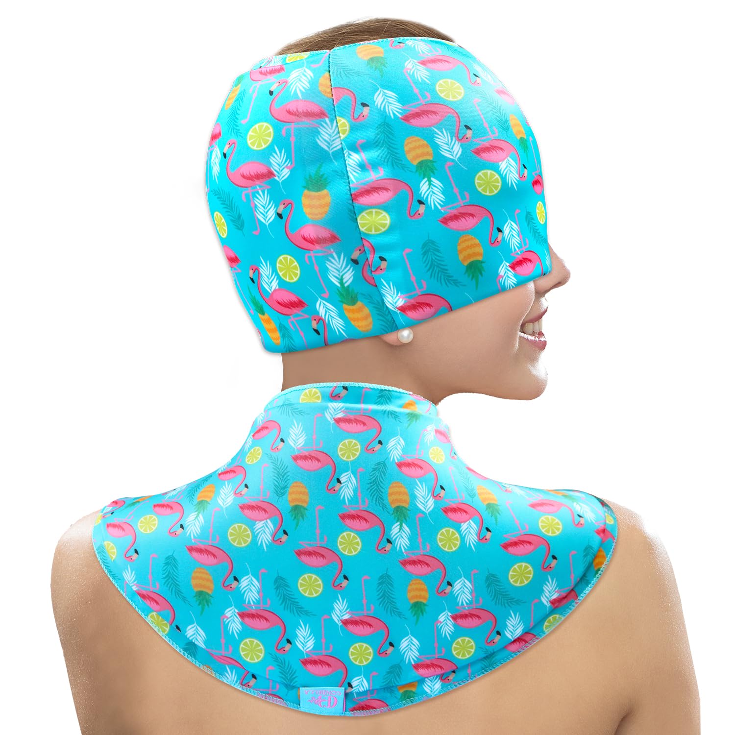 Casque CONBELLA pour migraine, refroidissement ciblé pour soulager les tensions.