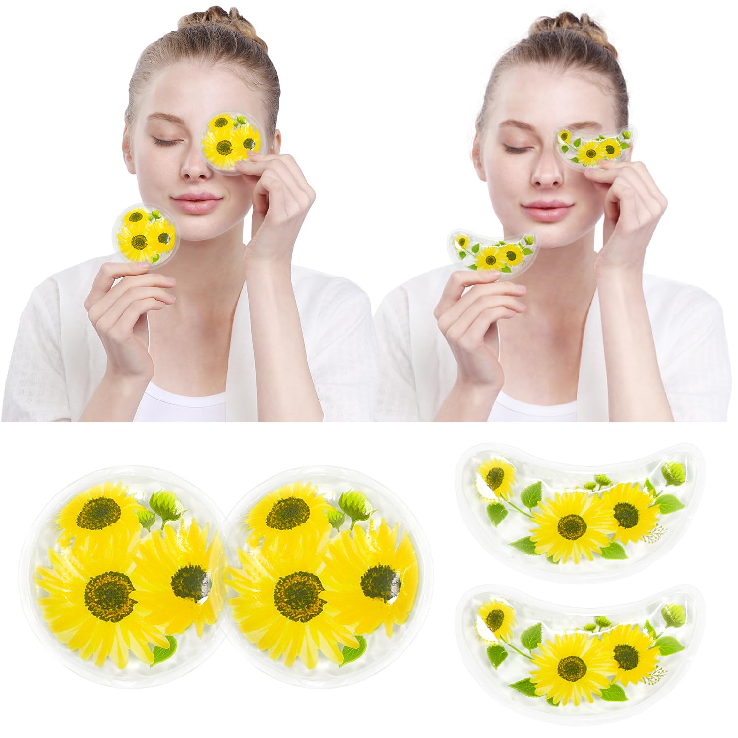 Conbella compresse yeux gel chaude et froide procure une sensation apaisante.