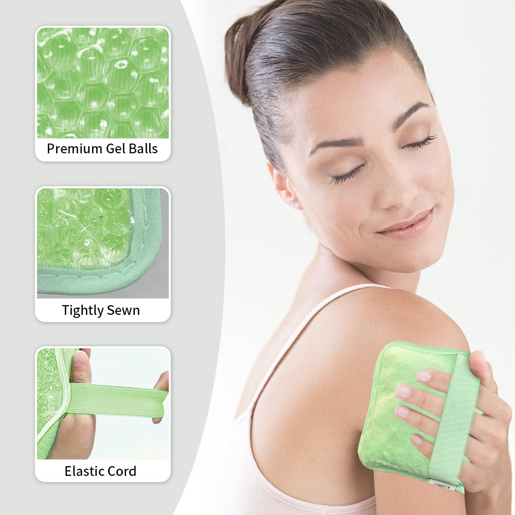 Conbella Gel Compresse verte cheville pliable – repositionne rapidement la zone ciblée