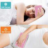 CONBELLA Gel Pack rectangle rose sur le pied, soulagement ciblé pour la voûte plantaire.