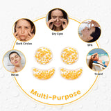 Conbella pads gel yeux multi-usages, s’adapte à genoux, coudes et cou.