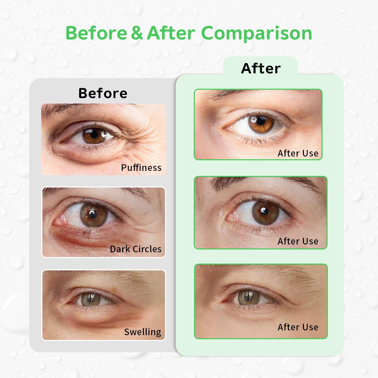 Patchs CONBELLA pour les yeux: adaptables et compacts pour le contour des yeux.