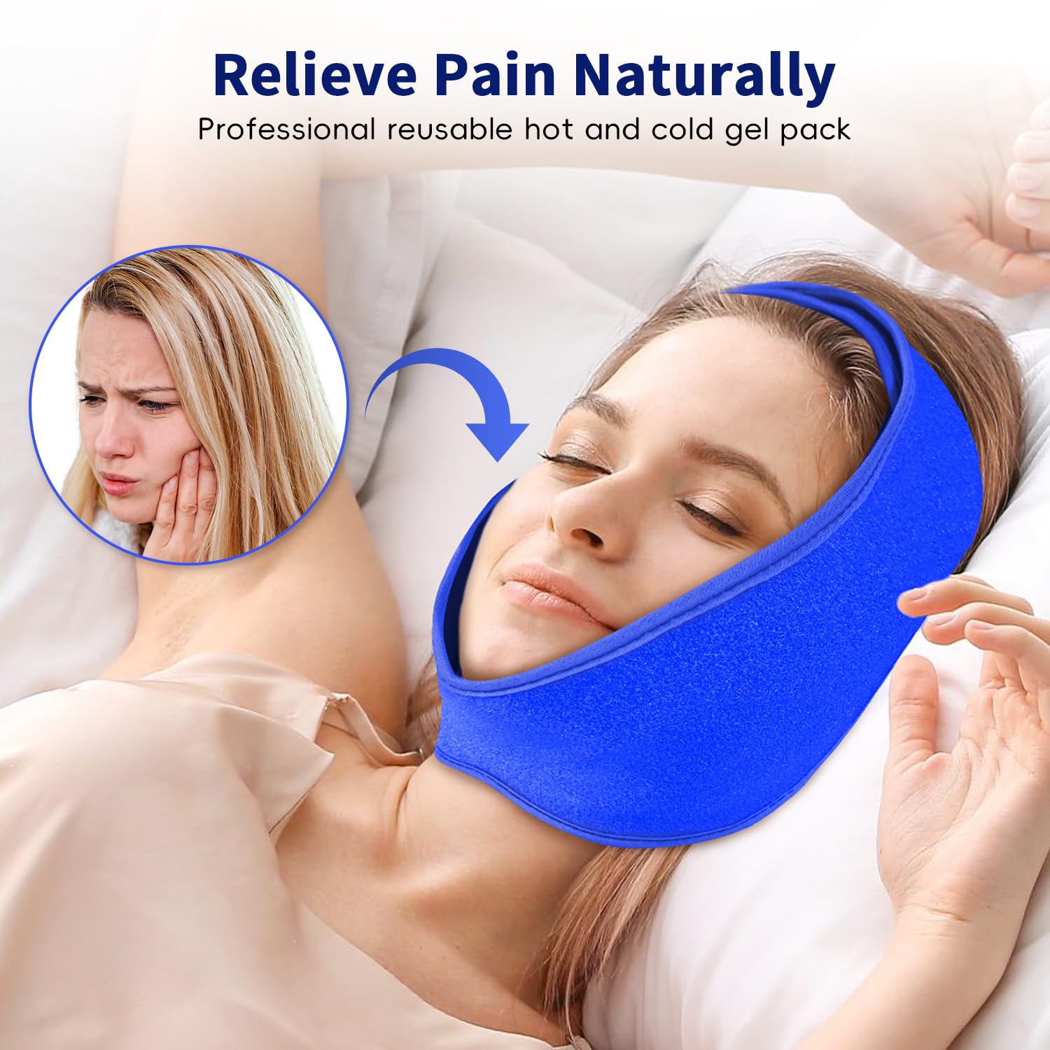 CONBELLA therapie-froid-chaud: options froid et chaud pour reduire douleur et gonflement.