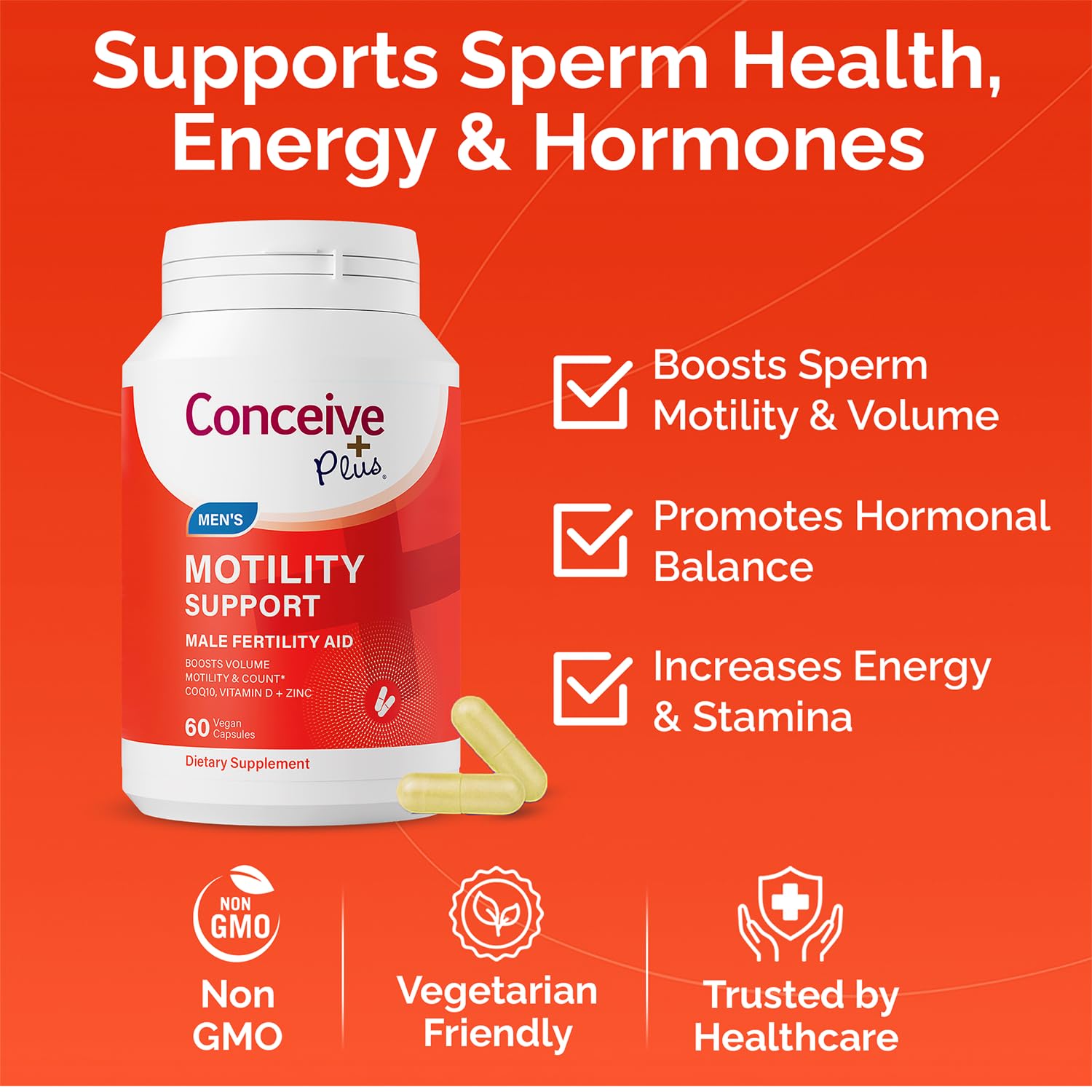 CONCEIVE PLUS volume spermatozoïdes: capsules pour le volume potentiel