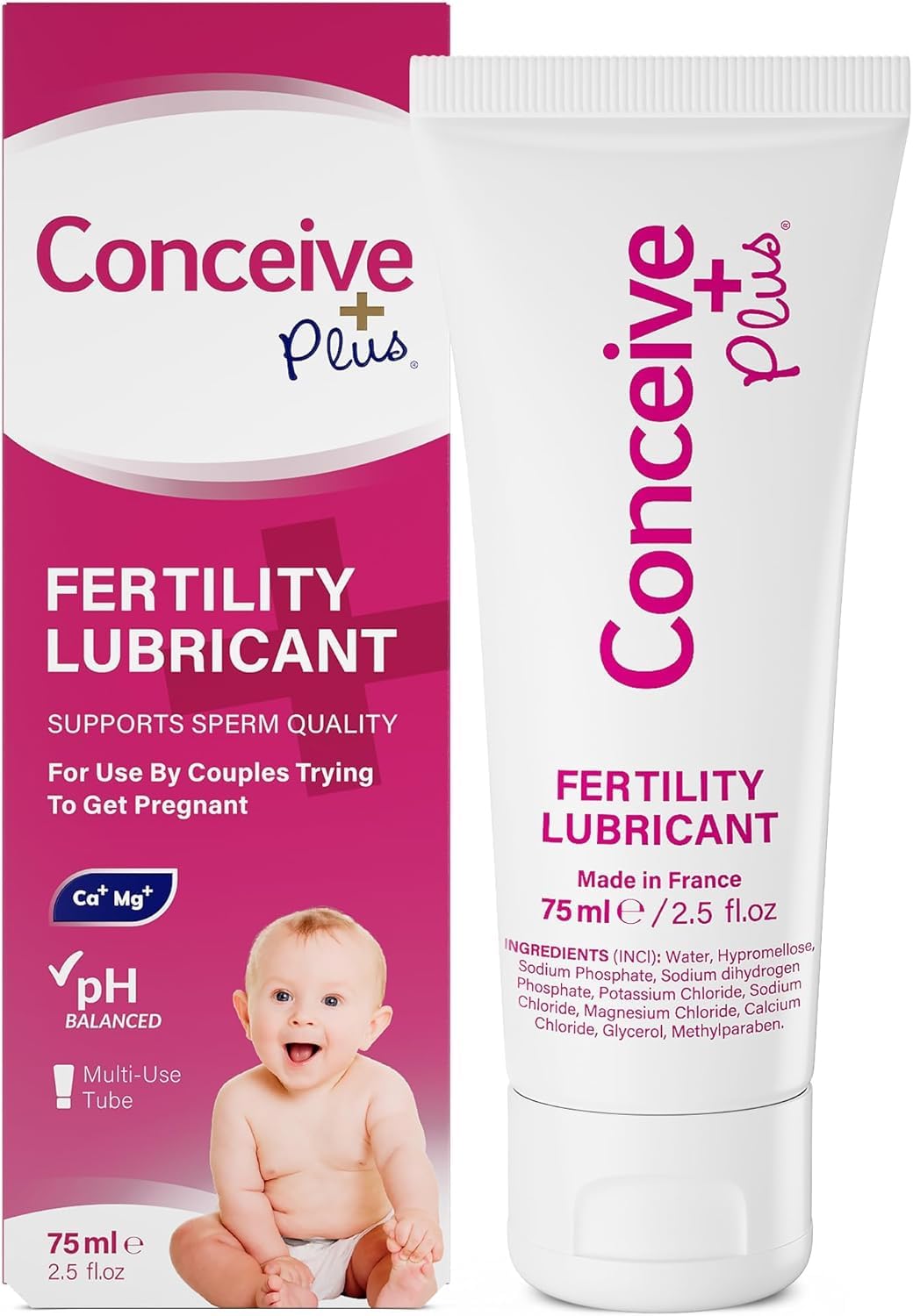 CONCEIVE PLUS lubrifiant fertilite-bouteille: hydratation naturelle et confort pendant l'intimité.
